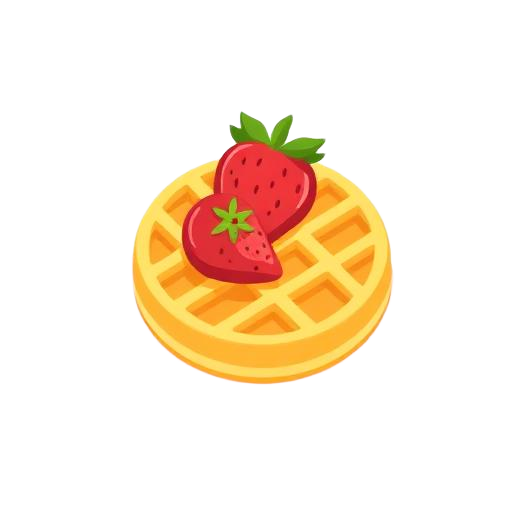 Waffle available as a snack box add-on